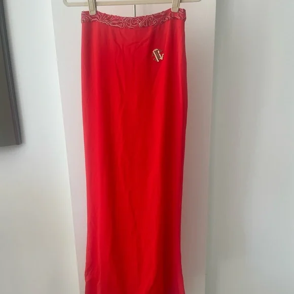 Roberto Cavalli | Dresses | Long Orange Dress From Roberto Cavalli |  Poshmark